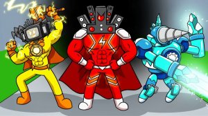 ТУАЛЕТ СКИБИДИ, Но Они СУПЕРГЕРОИ! (анимационный мультфильм)