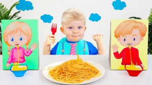 Диана и Рома показывают Оливеру Как правильно себя вести _ How to behave for kids