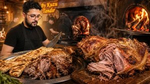 Внутри турецкой кухни с тандыром! Баранина на дровах, кебабы и свежая пиде
