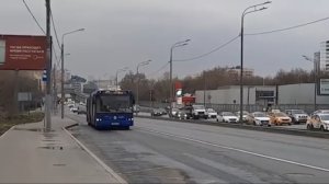 Поездка на автобусе Лиаз-6213.22 по маршруту т63