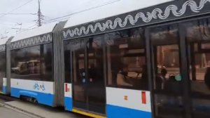 Поездка на трамвае 71-931М «Витязь-М» по маршруту 37