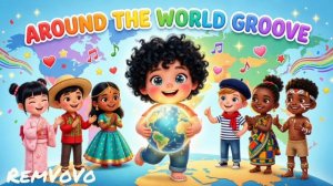 Around the World Groove - Детская песенка о странах мира на английском языке