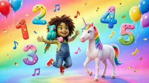 Учим цифры с Funky. Детская песенка на русском языке