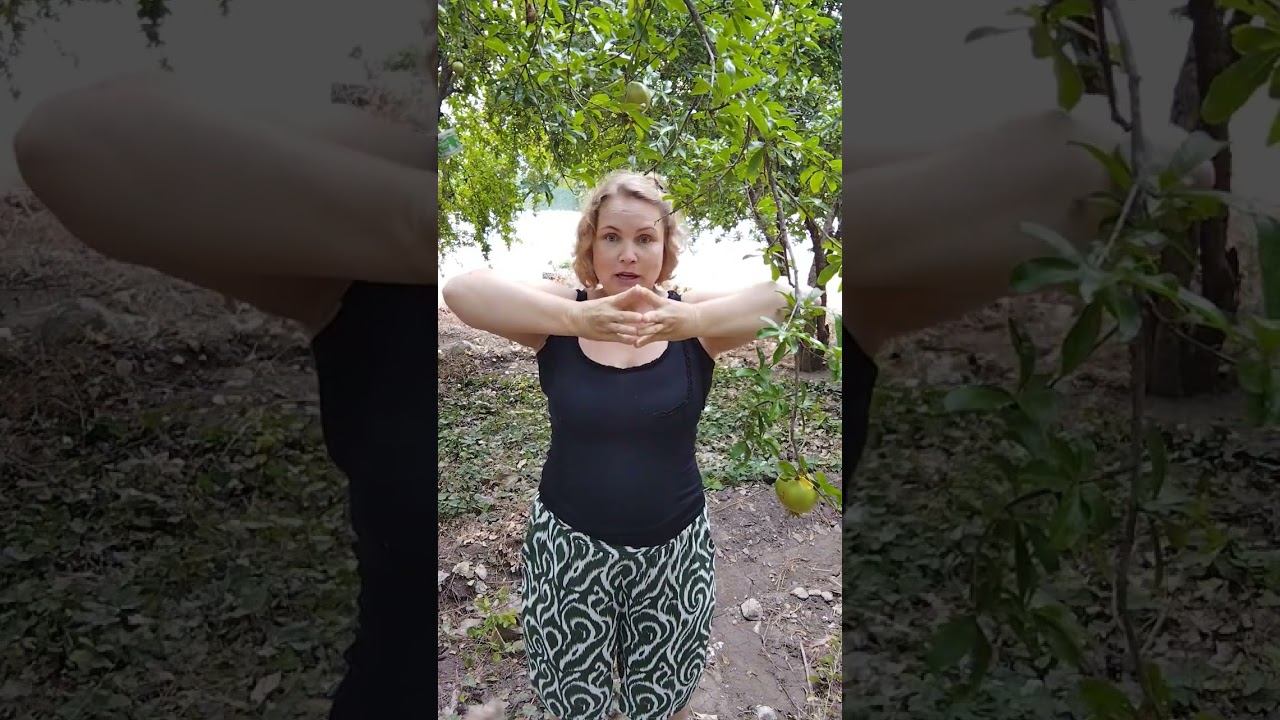 Моя гимнастика в море
