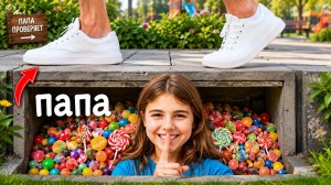ПАС МАРИЯ | Прячемся от папы целые 24 часа | Челлендж
