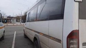 Микроавтобус Луидор-223237(MB Sprinter Classic) следует по маршруту 322