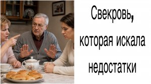 Истории из жизни|Свекровь, которая искала недостатки