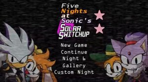 Five Nights at Sonic's - Solar Switchup (Complete 100% Walkthrough + Gallery)