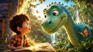Гиганты из книг 🦕 Как мальчик подружился с Динозавром 🎶 мультик про динозавра🎶 песня для детей