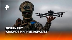 Украинские дроны атаковали турецкое судно в Черном море