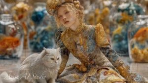 AI fashion Tale of Deep Indigo