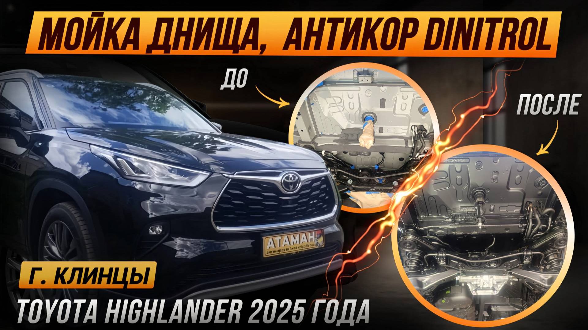 Антикор Toyota Highlander 2025 года