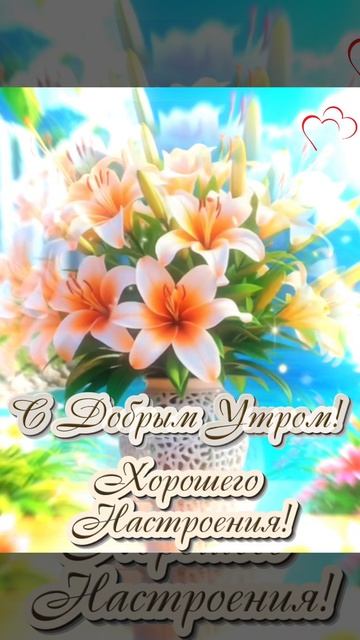 С добрым утром! Отличного дня! Для родных и близких людей музыкальные открытки.