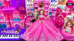 Играем в игрушки из мультика принцесса кукла Барби. Мультфильм для детей. ASMR АСМР