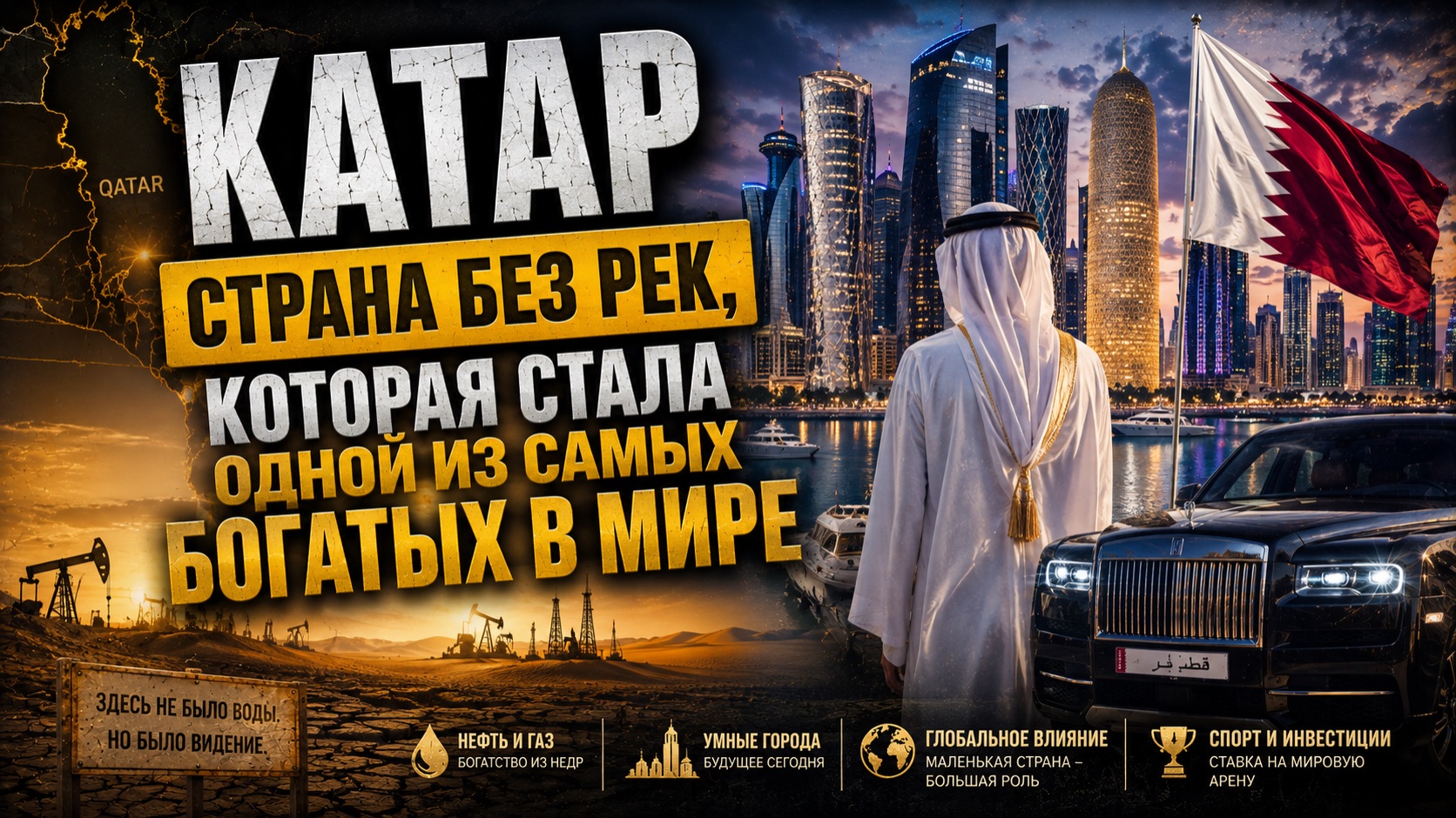 КАТАР — страна без рек, которая стала одной из самых богатых в мире | Документальный Фильм