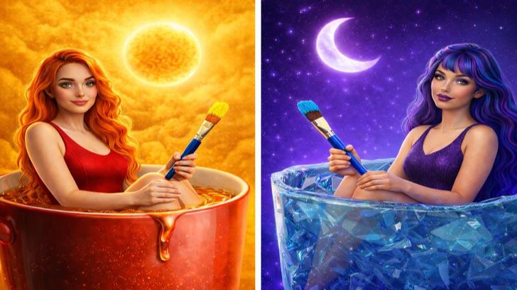 День против Ночи! ☀️🌙 Челлендж по рисованию: кто нарисует круче?