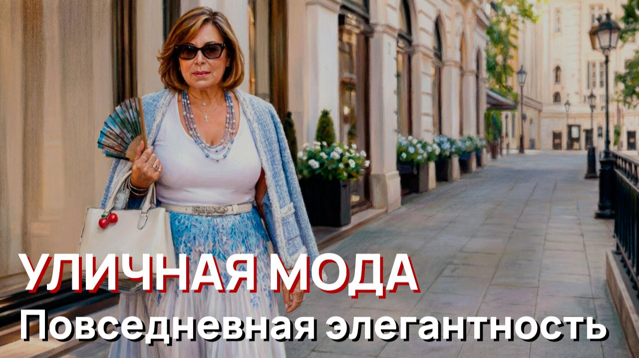 Уличная мода - Повседневная элегантность в жаркий день. Париж 2026