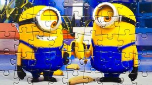 Собираем Пазлы - Миньоны мультик - Видео для Детей - Puzzle Minions for kids