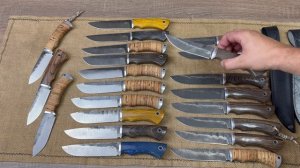 Большой выбор бюджетных рабочих ножей из стали 9хс, х12мф