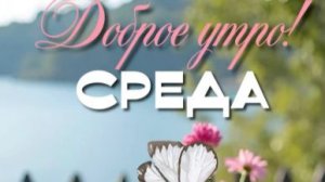 Доброе утро, среда! Открытки и пожелания для отличного дня ☀️