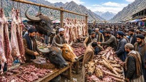 Самый многолюдный рынок Афганистана. Жизнь при правлении Талибов
