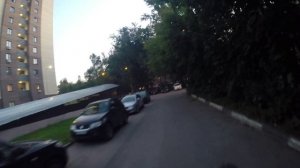 Вечером по району.