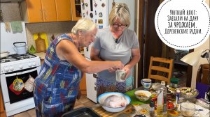 Уютный влог: Заехали на дачу за урожаем. Деревенские будни.