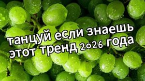 Танцуй если знаешь этот тренд 2026 года❤️🍇