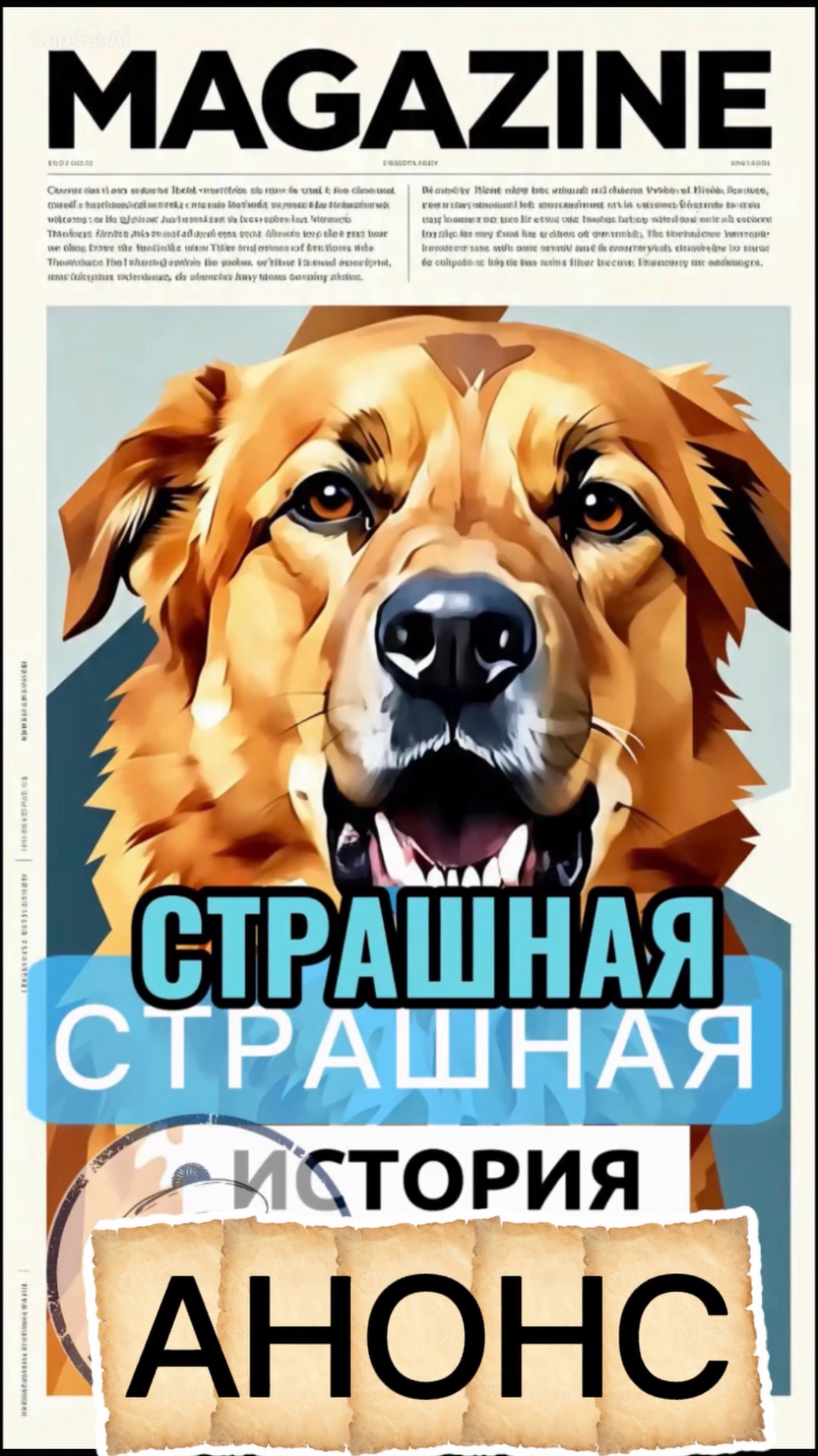 Ждем  видео про страшную историю