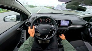2026 LADA ISKRA СЕДАН TECHNO 1.6L POV TEST DRIVE