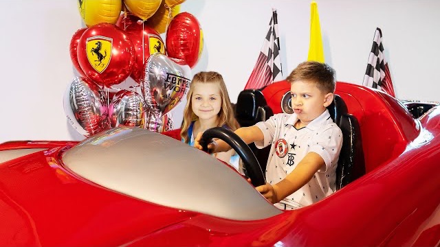 Диана и Рома Выходные в парке Ferrari World в Абу-Даби