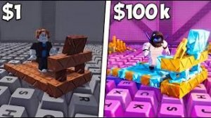 😱Keyboard Escape ЗА 1$ против 100.000$ В РОБЛОКС!