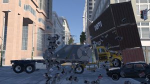 Играю в  BEAMNG.DRIVE. Делаю краш тесты.