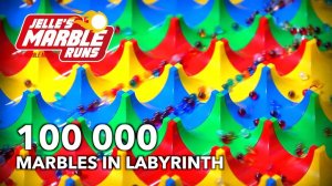 Marble Run: 100 000 мини-шариков в Лабиринте.