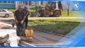 04.08.2026 Продолжается благоустройство улицы Весенняя
