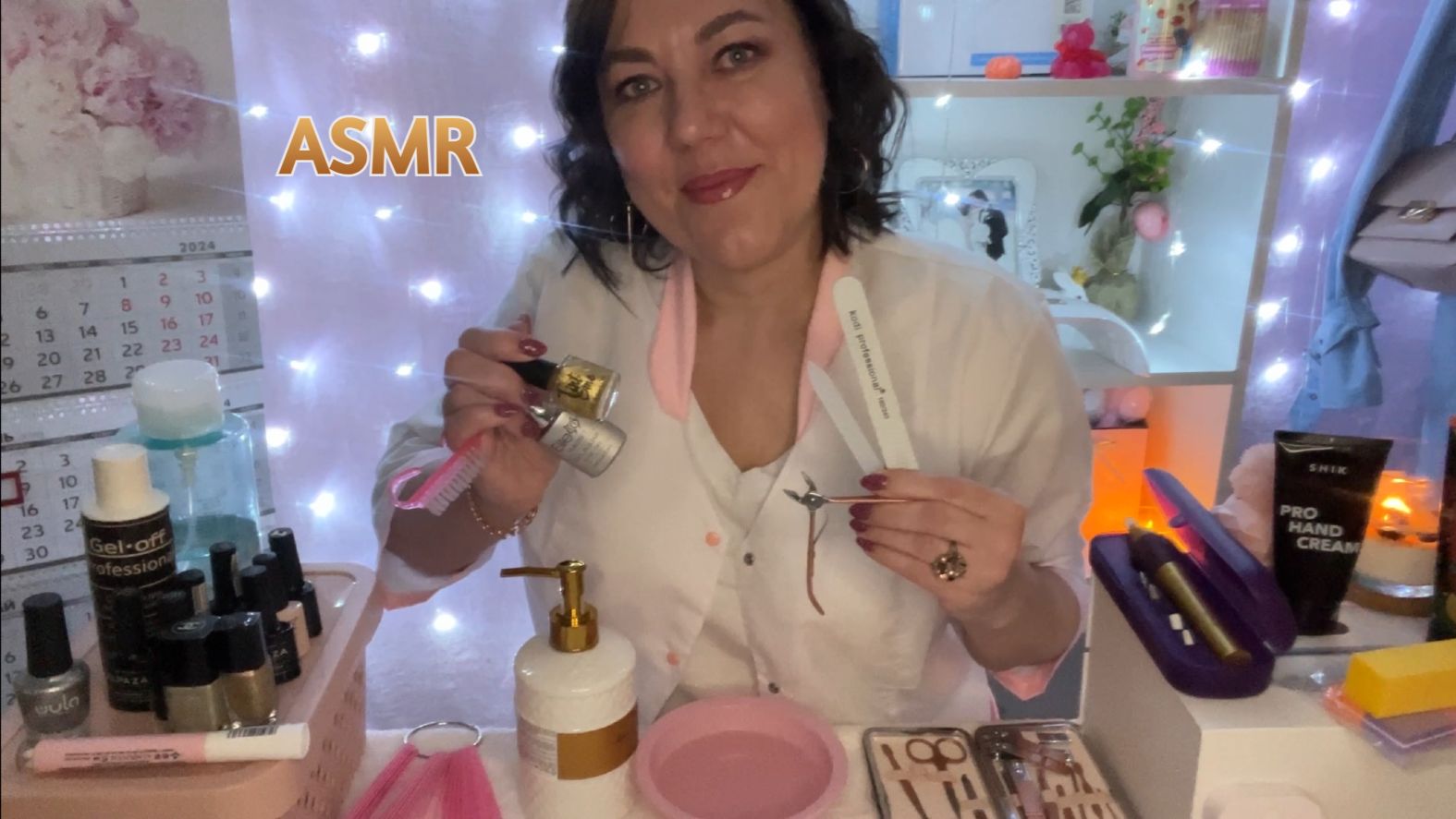 ASMR💅🏻РАССЛАБЛЯЮЩИЙ МАНИКЮР🫠Ролевая игра/ Много триггеров для сна😴