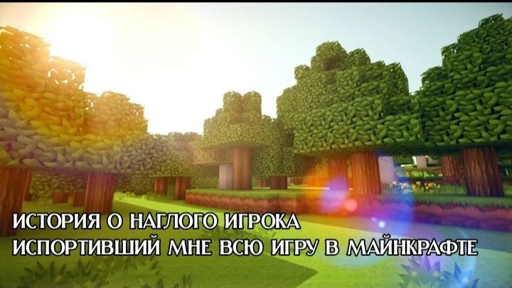 Этот игрок испортил мне всю игру- история о наглого игрока в Minecraft