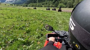 Архыз, к Софийским водопадам на квадроциклах