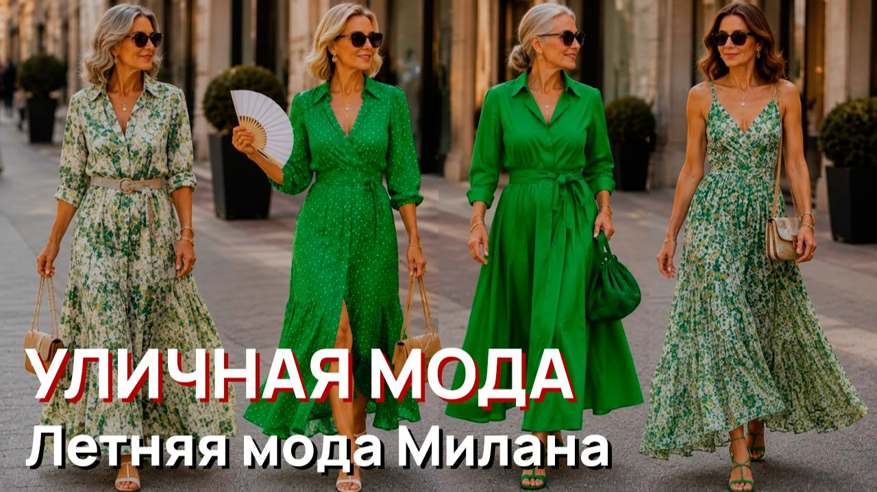 Уличная мода - Летняя мода Милана. Шикарные образы и роскошный уличный стиль 2026
