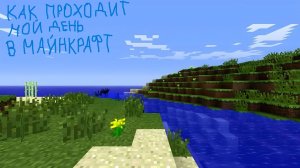 КАК проходит МОЙ ДЕНЬ В МАЙНКРАФТ