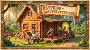 Петушок - золотой гребешок / Кот, дрозд и петух. Мультфильм сказка для детей.