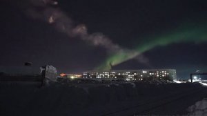 Северное сияние в Воркуте