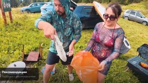 Приготовили КАРПА. Озеро ТЁПЛОЕ не замерзает зимой. Здесь рыбы нет.