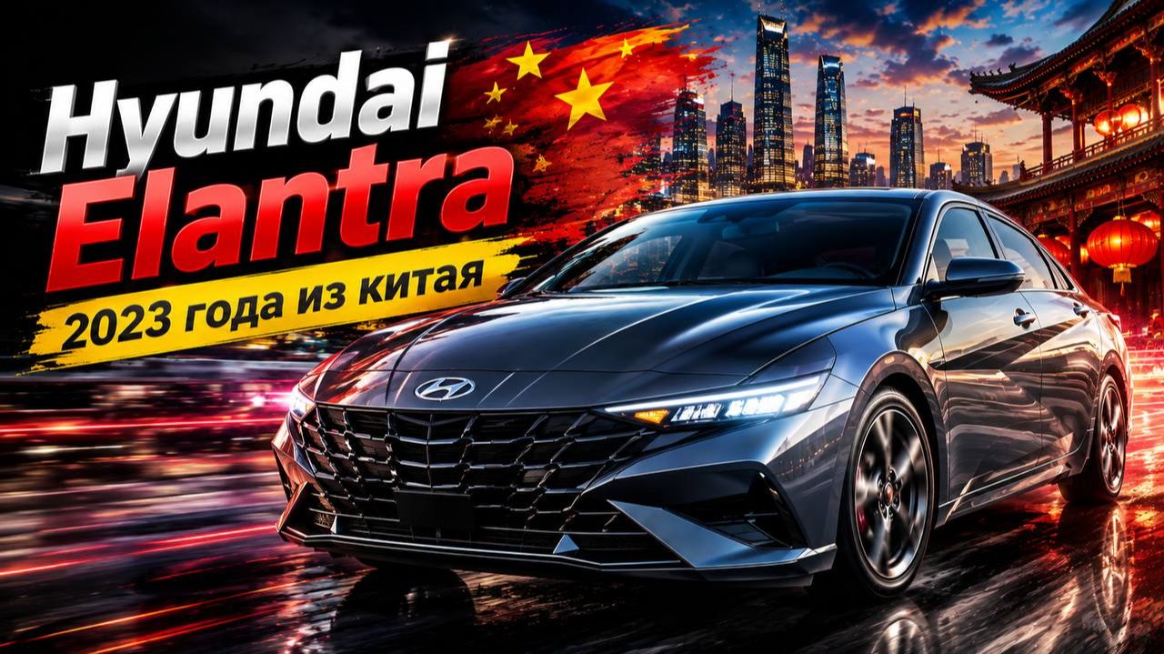 HYUNDAI ELANTRA ИЗ КИТАЯ