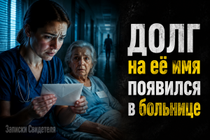 Долг на четыреста тысяч пришёл прямо в палату
