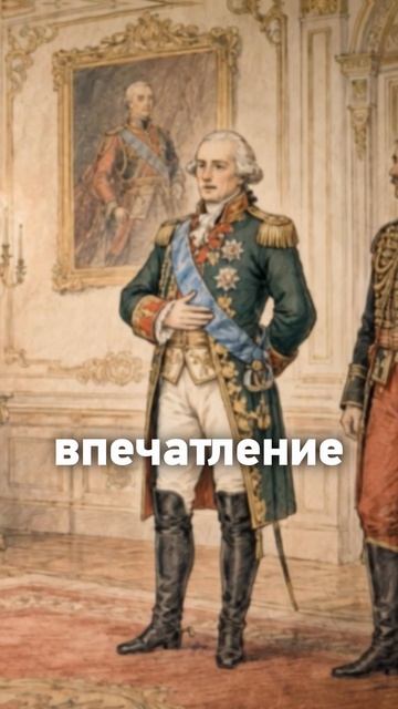 Первая встреча будущего генерала Емануеля с императором Павлом I
