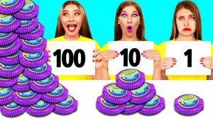 100 Слоев Еды Челлендж | Смешные Cитуации от GoFun Challenge