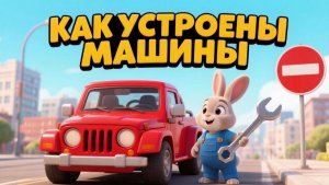 Как устроены МАШИНЫ и Правила ПДД для детей 🚗
