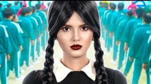 ВЕНСДЕЙ попала в ИГРУ В КАЛЬМАРА... 🟥 Экстремальные испытания в реальной жизни! Смотреть ДО КОНЦА