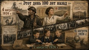 Самые невероятные события одного невероятного дня! 4-6 августа 1926 года! Этот день 100 лет назад!